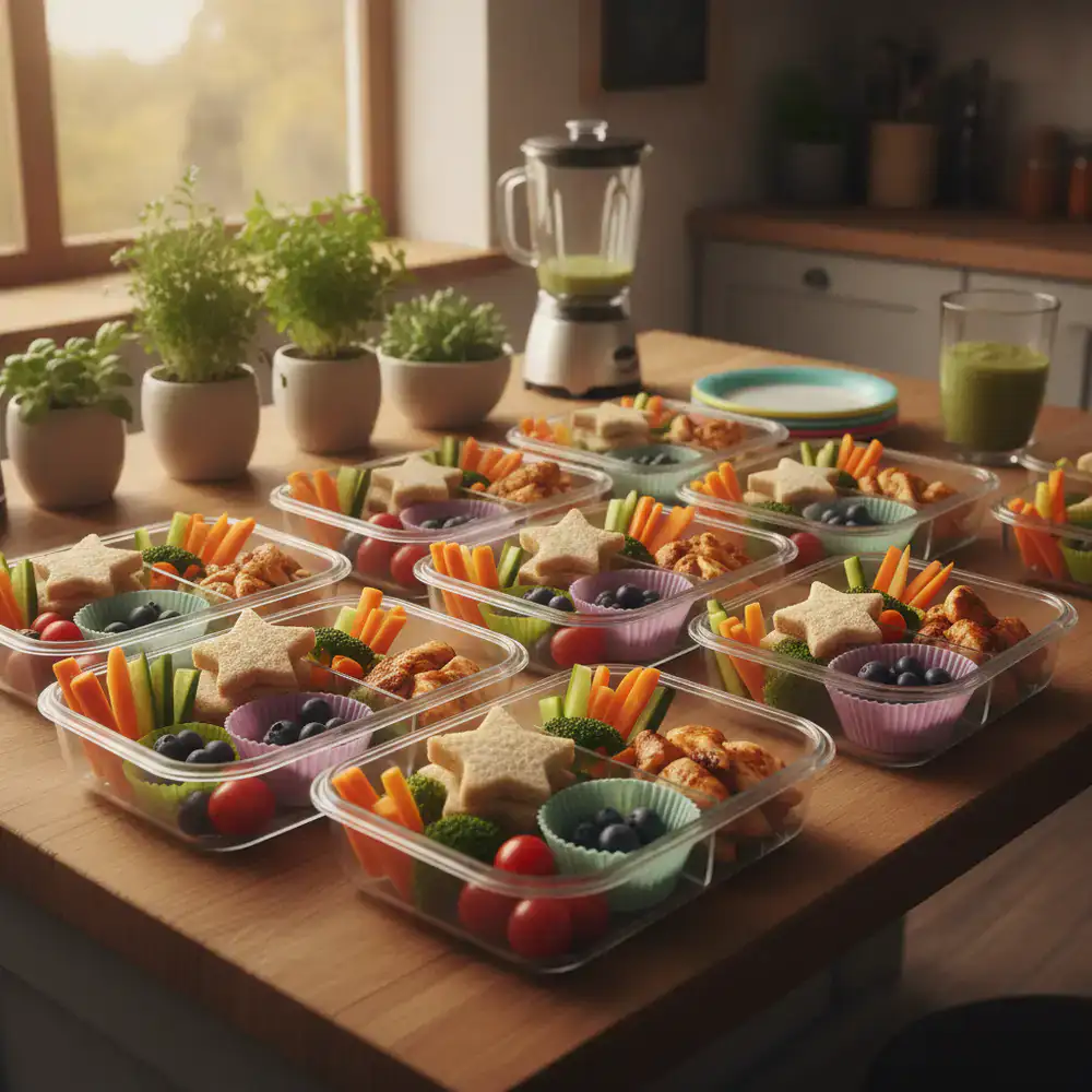Healthy meal preparation for children